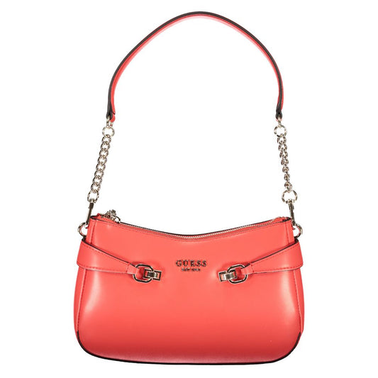 Guess Jeans Rote Polyethylen Frauen Handtasche