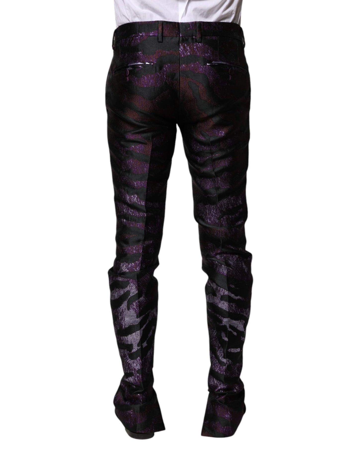 Dolce & Gabbana Gemusterte Hose aus Polyester in verschiedenen Farben