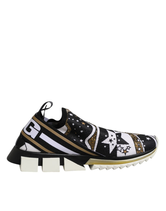 Dolce & Gabbana Multicolor Sorrento Low Top Turnschuhe Schuhe