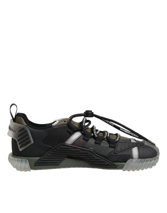 Dolce & Gabbana Multicolor Lace Up Low Top NS1 Turnschuhe Schuhe