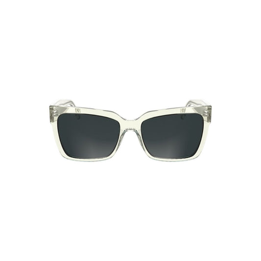 Calvin Klein Transparente Plastik-Sonnenbrille für Männer