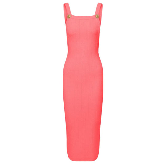 Balmain Rosa Viskose-Kleid