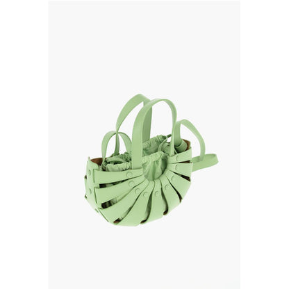 Bottega Veneta Perforierte Lederhandtasche THE SHELL