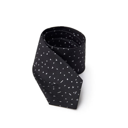 Jil Sander Schwarze Seidenkrawatten &amp