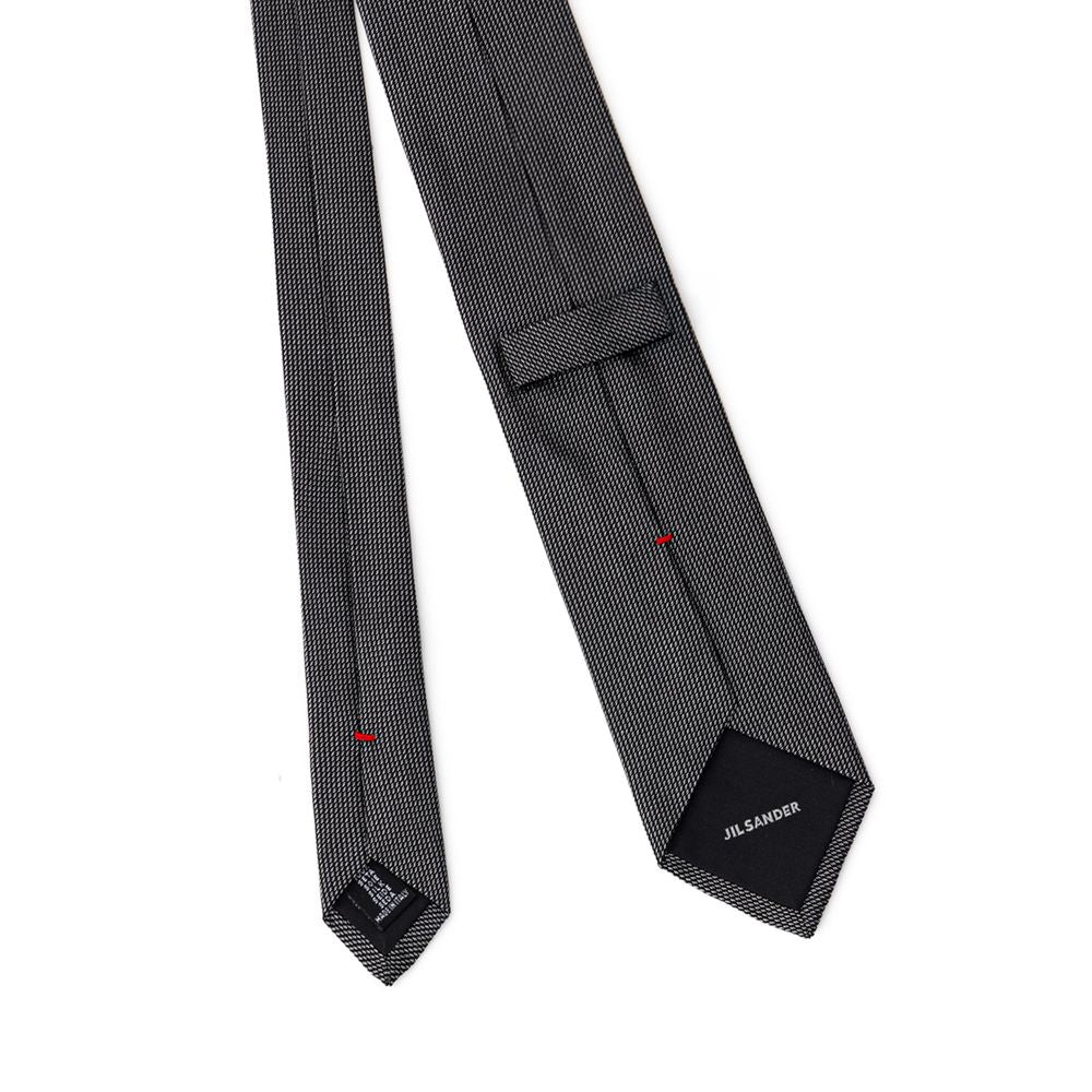 Jil Sander Graue Seidenkrawatten &amp