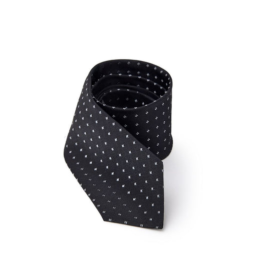 Jil Sander Schwarze Seidenkrawatten &amp