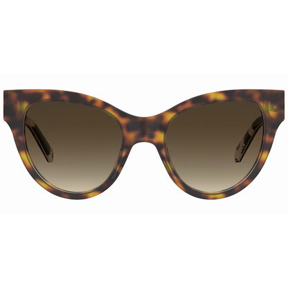 Love Moschino Braune Acetat-Sonnenbrille