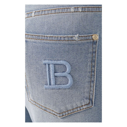 Balmain Blaue Baumwolljeans &amp
