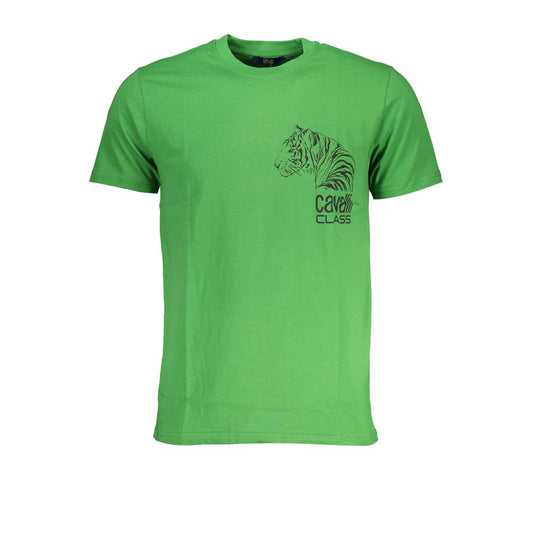 Cavalli Class T-Shirt aus grüner Baumwolle
