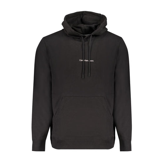 Calvin Klein Schwarzer Baumwollpullover für Männer