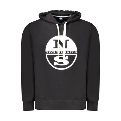 North Sails Schwarzer Baumwollpullover für Männer