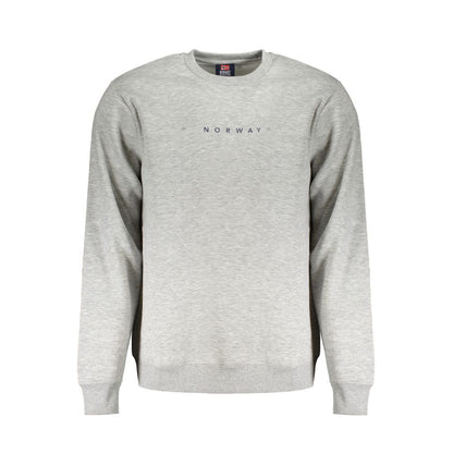 Norway 1963 Grauer Baumwollpullover für Männer