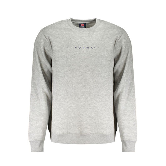 Norway 1963 Grauer Baumwollpullover für Männer