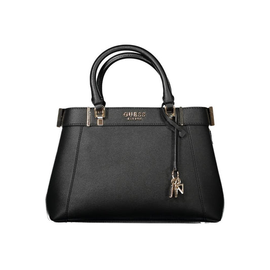 Guess Jeans Schwarz Polyethylen Frauen Handtasche