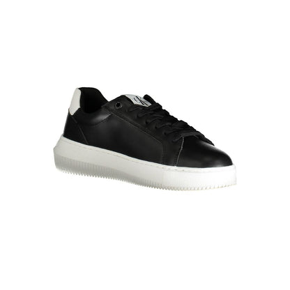 Calvin Klein Schwarzer Polyester Damen Sneaker