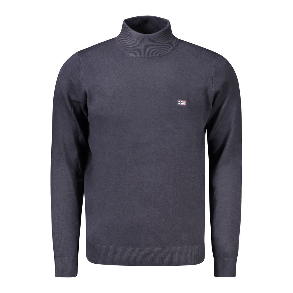 Norway 1963 Blauer Polyamid-Pullover für Männer