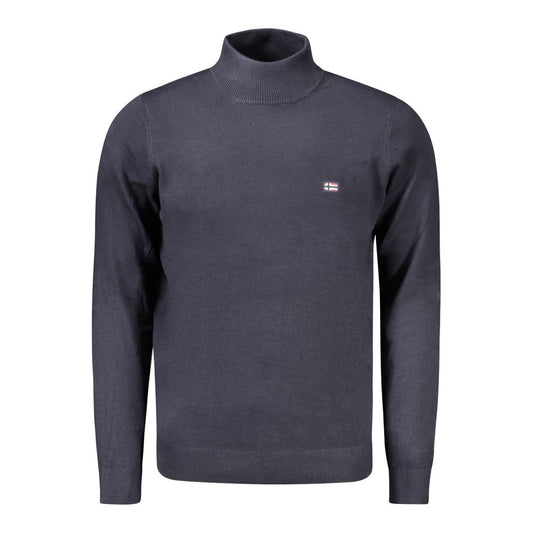 Norway 1963 Blauer Polyamid-Pullover für Männer