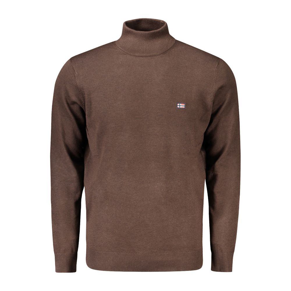 Norway 1963 Brauner Polyamid-Pullover für Männer