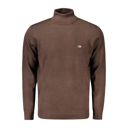Norway 1963 Brauner Polyamid-Pullover für Männer