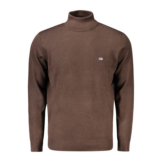 Norway 1963 Brauner Polyamid-Pullover für Männer