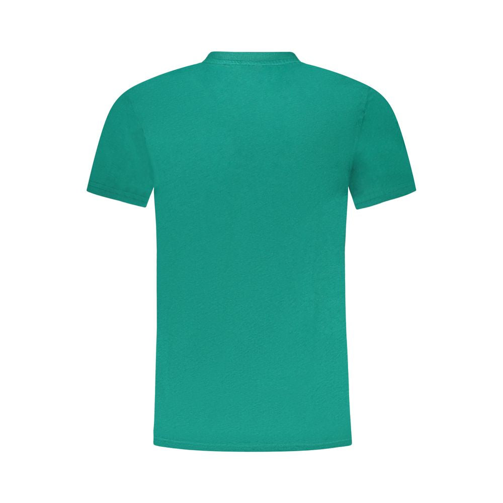 Cavalli Class Grünes Baumwolle Männer T-Shirt