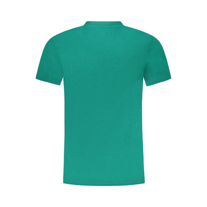 Cavalli Class Grünes Baumwolle Männer T-Shirt