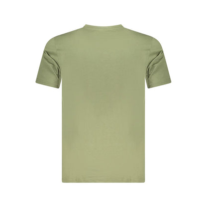 Cavalli Class Grünes Baumwolle Männer T-Shirt