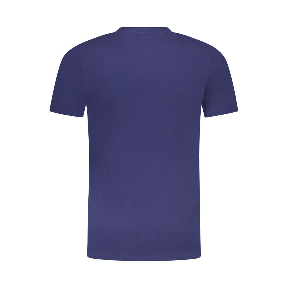Cavalli Class Blau Baumwolle Männer T-Shirt