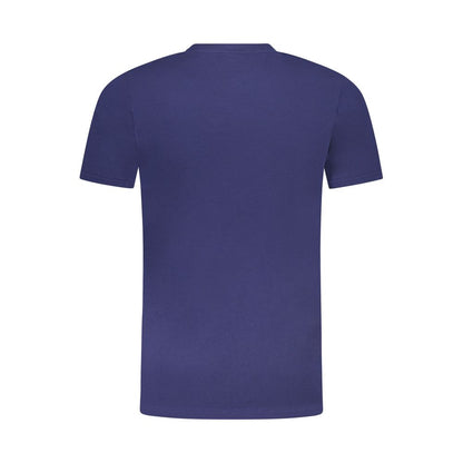 Cavalli Class Blau Baumwolle Männer T-Shirt