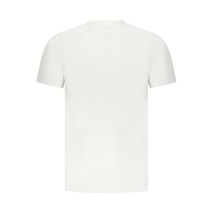 Cavalli Class Weißes Baumwolle Männer T-Shirt