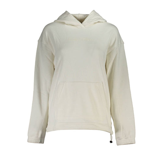 Calvin Klein Weißer Baumwollpullover für Frauen