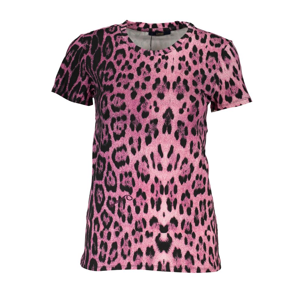 Cavalli Class Rosa Baumwolle Frauen T-Shirt