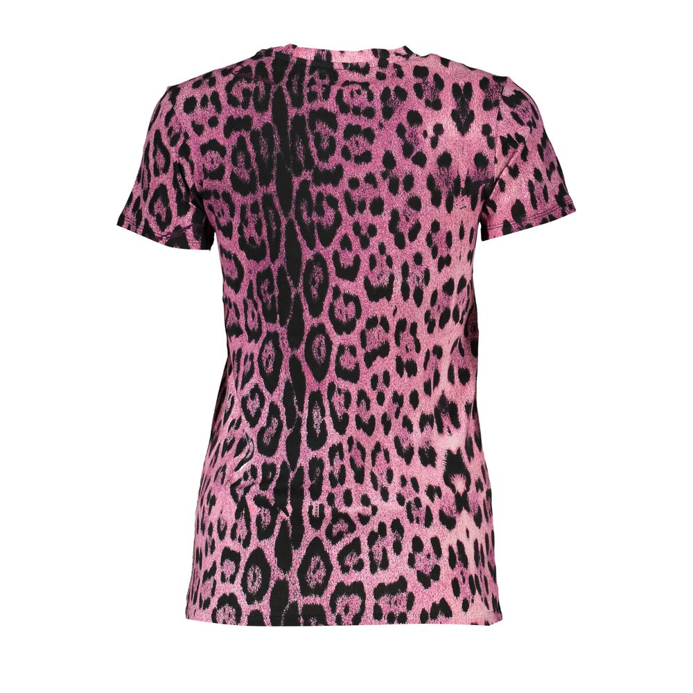 Cavalli Class Rosa Baumwolle Frauen T-Shirt