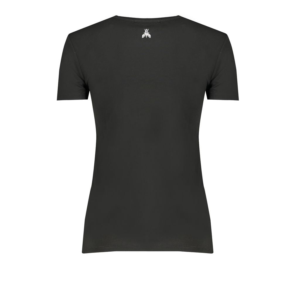 Patrizia Pepe Schwarz Elastan Tops & T-Shirt