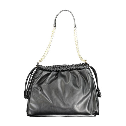 Mario Valentino Schwarze Polyethylen-Handtasche