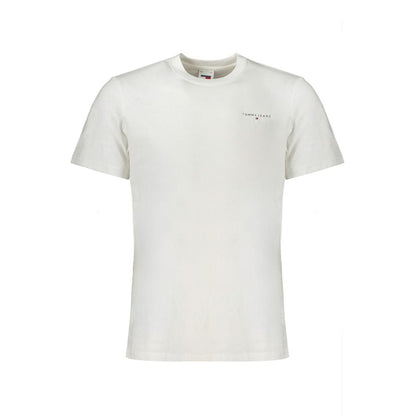 Tommy Hilfiger Weißes Baumwolle Männer T-Shirt