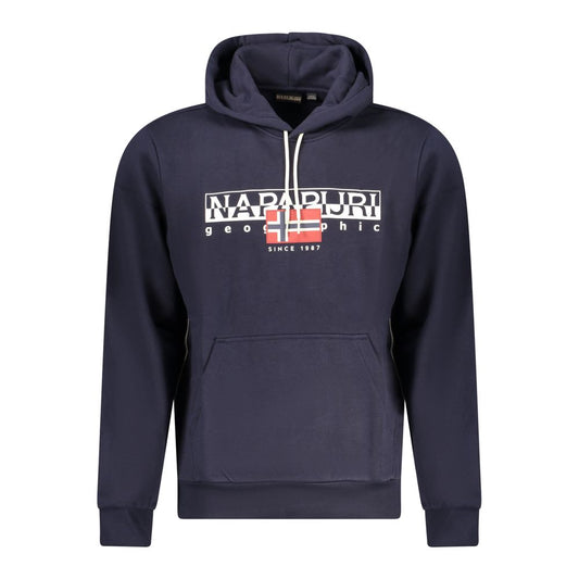 Napapijri Blaues Baumwoll-Sweatshirt