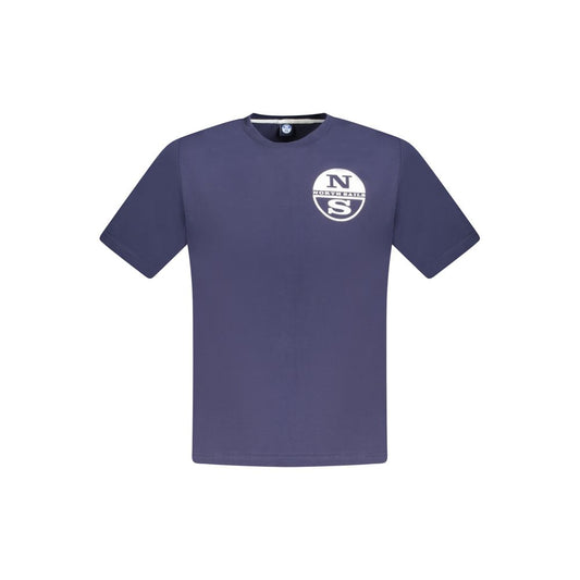 North Sails Blau Baumwolle Männer T-Shirt