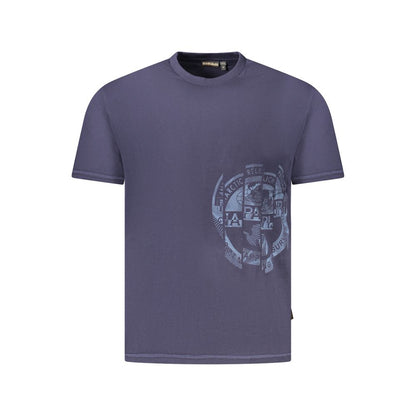 Napapijri Blau Baumwolle Männer T-Shirt