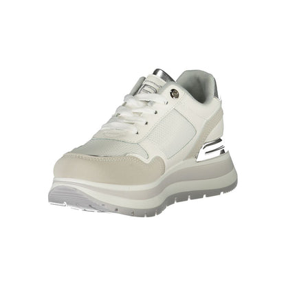 Laura Biagiotti Weißer Polyester Damen Sneaker