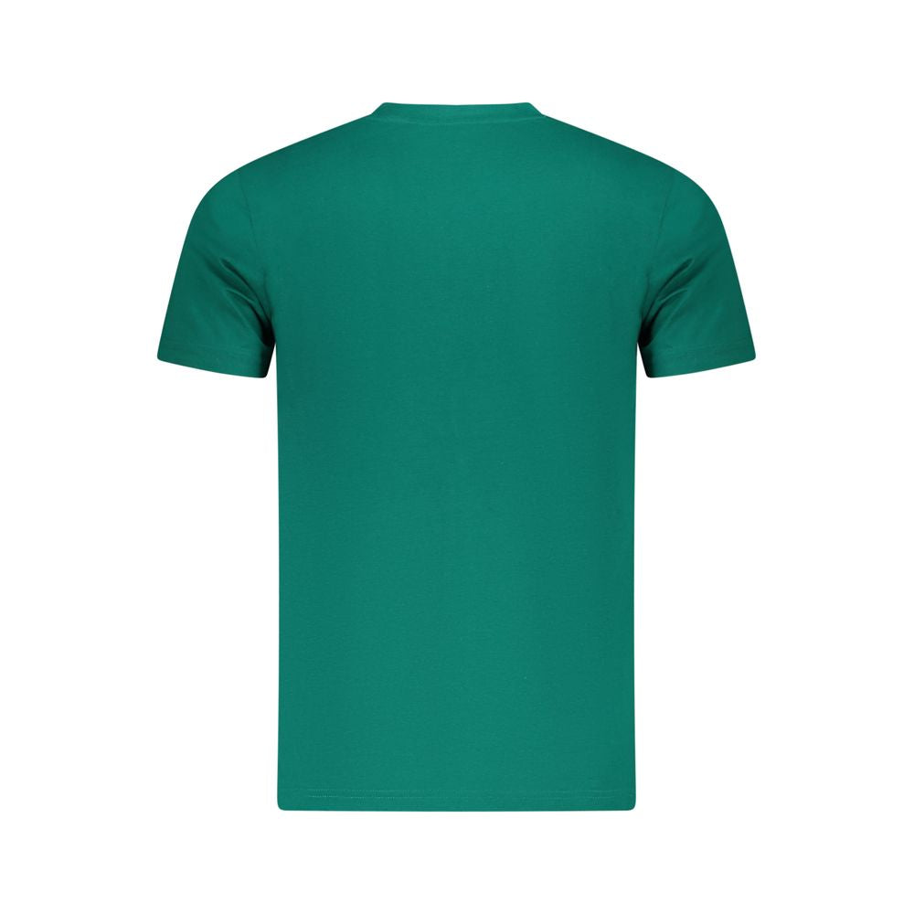 Cavalli Class Grünes Baumwolle Männer T-Shirt