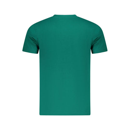Cavalli Class Grünes Baumwolle Männer T-Shirt