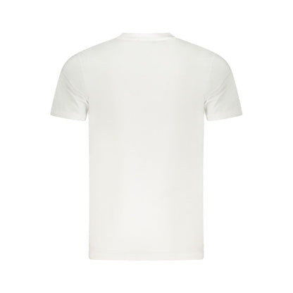 Cavalli Class Weißes Baumwolle Männer T-Shirt