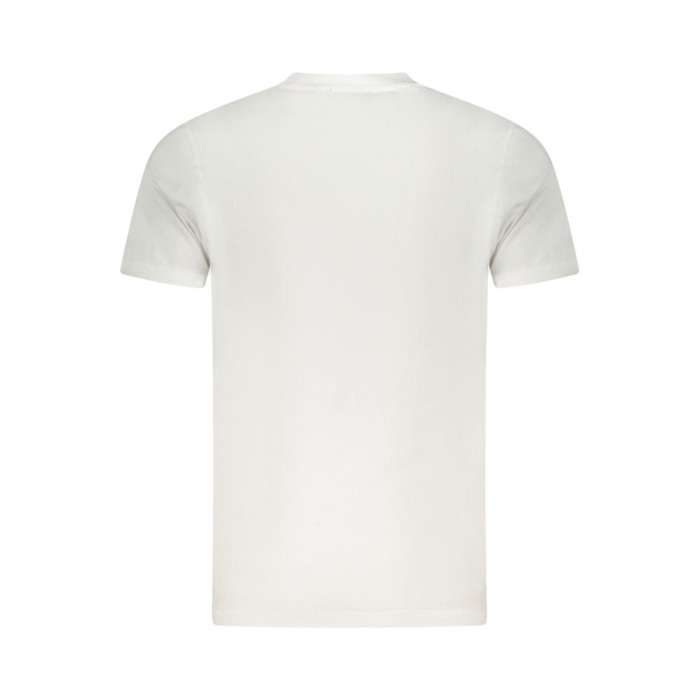 Cavalli Class Weißes Baumwolle Männer T-Shirt