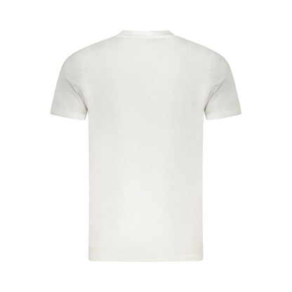 Cavalli Class Weißes Baumwolle Männer T-Shirt
