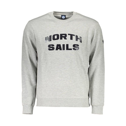 North Sails Brauner Baumwollpullover für Männer