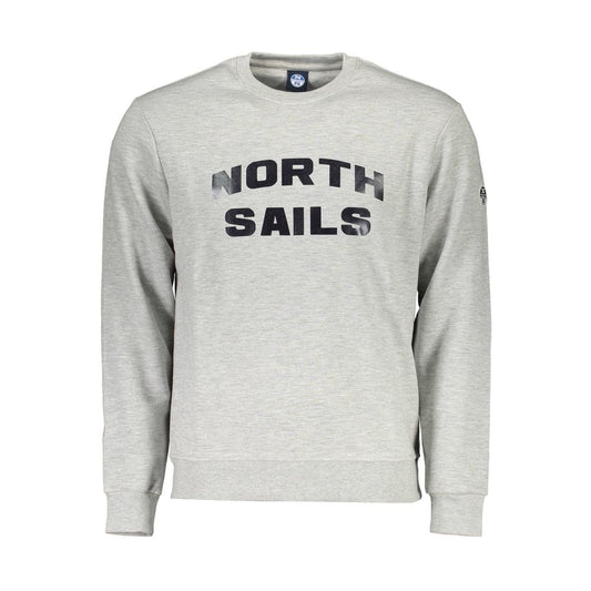 North Sails Brauner Baumwollpullover für Männer