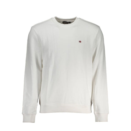 Napapijri Weißer Baumwollpullover für Männer