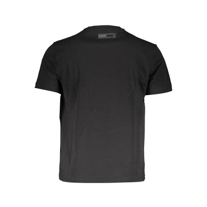 Plein Sport Schwarzes T-Shirt aus Baumwolle