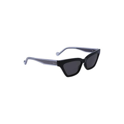 Liu Jo Schwarz gespritzte Frauen Sonnenbrille